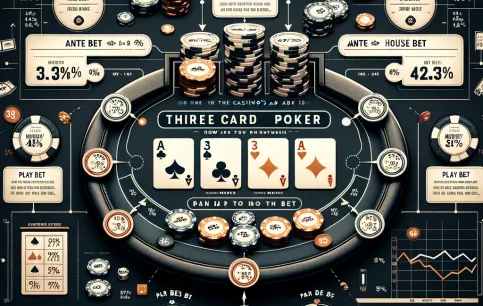 Каково преимущество казино в трехкарточном покере?